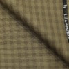 J.Hampstead Men's Polyester Viscose Checks Unstitched Suiting Fabric (Khakhi)