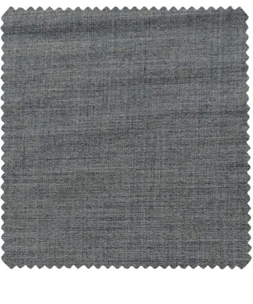 J.Hampstead Men's Wool Solids  Super 100's Unstitched Trouser Fabric (Worsted Grey