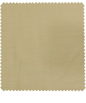 Cadini Men's Wool Structured Super 90's Unstitched Suiting Fabric (Beige)