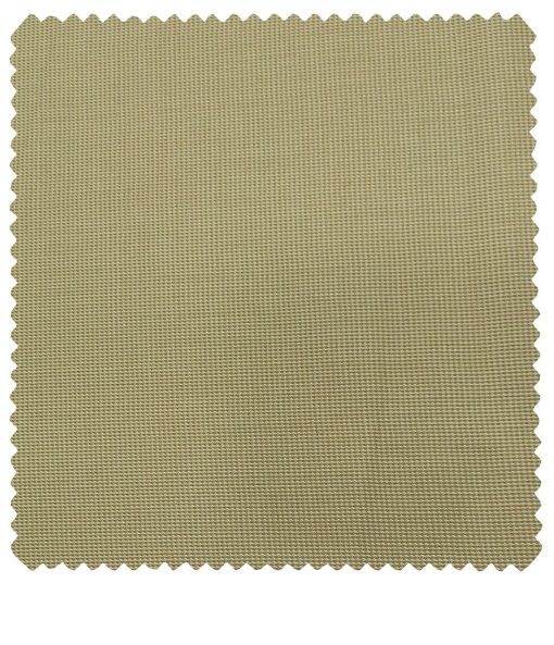 Cadini Men's Wool Structured Super 100's Unstitched Suiting Fabric (Beige)