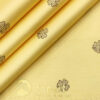 Donzito Men's Cotton Printed 2.25 Meter Unstitched Shirting Fabric (Blonde Yellow)