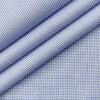 Raymond Men's Cotton Checks 2 Meter Unstitched Shirting Fabric (Blue)