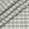 Arvind Men's Cotton Checks Unstitched Shirting Fabric (White)