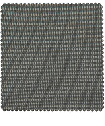 J.Hampstead Men's Polyester Viscose Structured 3.75 Meter Unstitched Suiting Fabric (Light Grey)