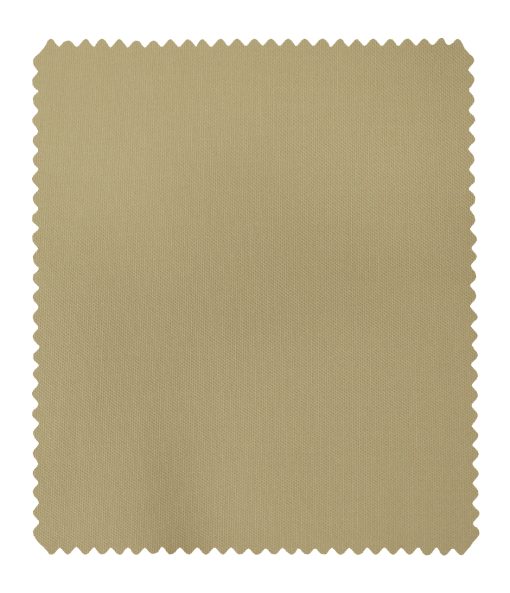 Raymond Men's Cotton Solids  Unstitched Trouser Fabric (Oat Beige) - Image 5