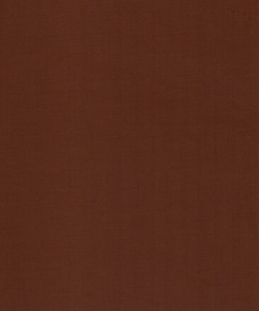 EMEF Men's Terry Rayon Solids 3.75 Meter Unstitched Suiting Fabric (Cinmon Brown)