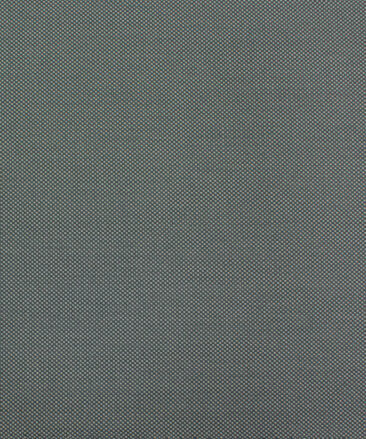 Absoluto Men's Terry Rayon Structured 3.75 Meter Unstitched Suiting Fabric (Silver Grey)