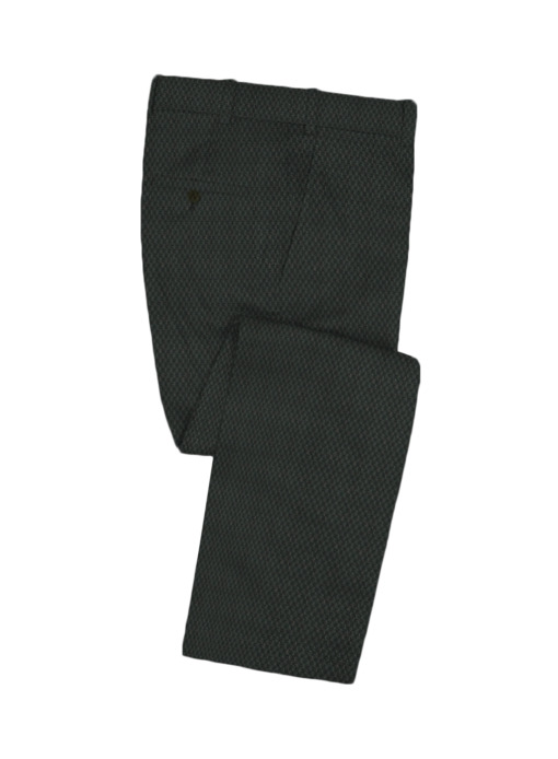 Don & Julio Men's Terry Rayon Structured 3.75 Meter Unstitched Suiting Fabric (Dark Grey)