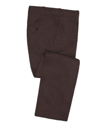 Don & Julio Men's Terry Rayon Structured 3.75 Meter Unstitched Suiting Fabric (Dark Wine)