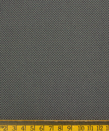 Don & Julio Men's Terry Rayon Structured 3.75 Meter Unstitched Suiting Fabric (Grey)