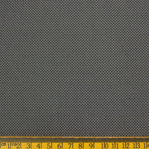 Don & Julio Men's Terry Rayon Structured 3.75 Meter Unstitched Suiting Fabric (Grey)