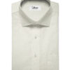 J.Hampstead Men's European Linen 40 LEA Solids 3.50 Meter Unstitched Shirting Fabric (Milky White)