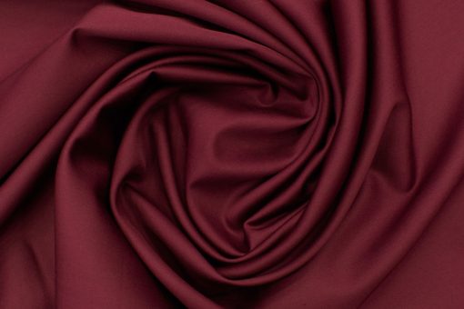 Birla Century Men's Pima Cotton Super 80's Solids 2.25 Meter Unstitched Shirting Fabric (Wine Red)