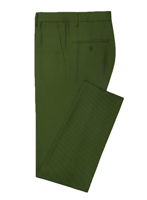 Absoluto Men's Terry Rayon Structured  Unstitched Suiting Fabric (Bright Green)