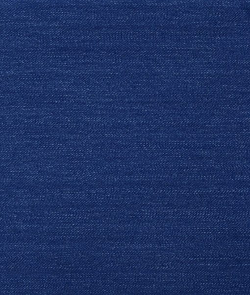 Arvind Men's Cotton Self Design 1.50 Meter Unstitched Jeans Fabric (Firoza Blue)