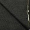 J.Hampstead Men's Wool Structured Super 90's 3.75 Meter Unstitched Suiting Fabric (Blackish Grey)