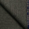 OCM Men's Wool Herringbone Very Thick  2 Meter Unstitched Tweed Jacketing & Blazer Fabric (Grey)