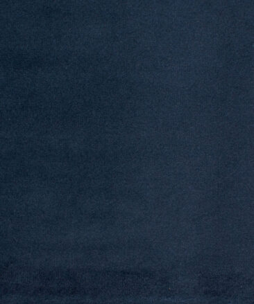 Nemesis Men's Velvet Solids 3.75 Meter Unstitched Suiting Fabric (Dark Blue)