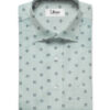 Cotton Universe Men's Premium Cotton Printed  Unstitched Shirting Fabric (Pistachio Green)