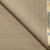 J.Hampstead Men's Wool Checks Super 100's  Unstitched Suiting Fabric (Beige)