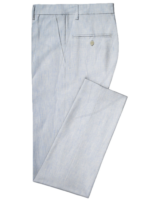 Raymond Men's Linen Structured  Unstitched Suiting Fabric (Sky Blue) - Image 6