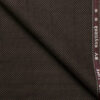 Raymond Men's Polyester Viscose Checks  Unstitched Suiting Fabric (Brown)