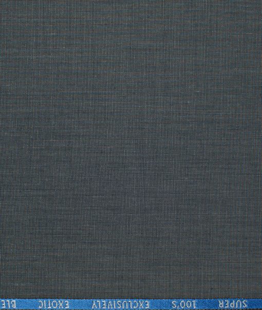 J.Hampstead Men's Wool Structured Super 90's  Unstitched Suiting Fabric (Light Grey) - Image 4