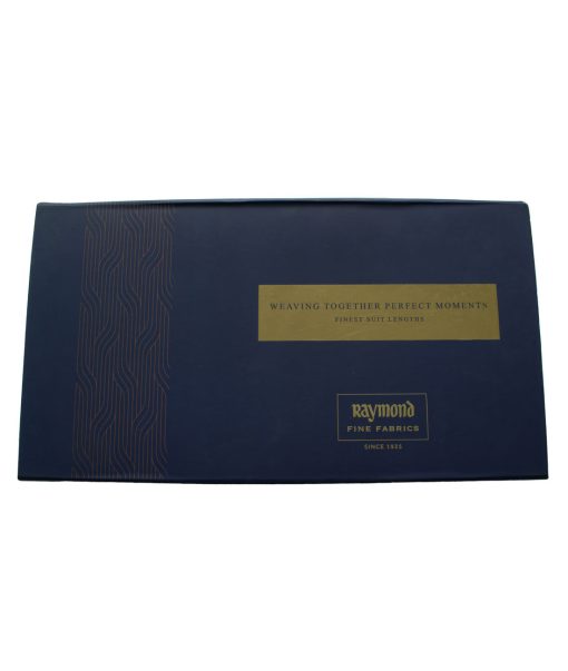 Raymond Exotic Men's Wool Structured Super 100's 3 Meter Unstitched Suiting Fabric (Royal Blue)