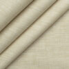 Linen Club Men's 60 LEA European Linen Self Design 2.25 Meter Unstitched Shirting Fabric (Bone Beige)