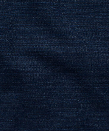 Arvind Men's Cotton Solids 1.50 Meter Unstitched Stretchable Jeans Fabric (Dark Sapphire Blue)