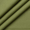 Cavallo by Linen Club Men's Cotton Linen Solids 2.25 Meter Unstitched Shirting Fabric (Olive Green)