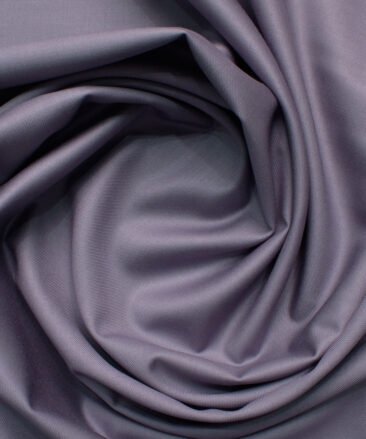 Italian Channel Men's Terry Rayon Solids 3.75 Meter Unstitched Suiting Fabric (Onion Purple)