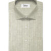 J.Hampstead Men's 60 LEA European Linen Striped 2.25 Meter Unstitched Shirting Fabric (Beige)