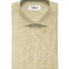 J.Hampstead Men's 60 LEA European Linen Self Design 2.25 Meter Unstitched Shirting Fabric (Latte Beige)