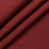 Raymond Men's Premium Cotton Solids 2.25 Meter Unstitched Shirting Fabric (Garnet Red)