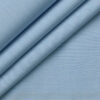 Raymond Men's Premium Cotton Solids 2.25 Meter Unstitched Shirting Fabric (Light Blue)