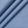 Soktas Men's 120/2 Giza Cotton Stuctured 2.25 Meter Unstitched Shirting Fabric (Sky Blue)