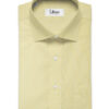 Arvind Men's Cotton Blend Wrinkle Free Self Design 2.25 Meter Unstitched Shirting Fabric (Yellow )