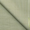 J.Hampstead Men's Polyester Viscose Checks 3.75 Meter Unstitched Suiting Fabric (Pistachious Green)