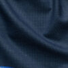 J.Hampstead Men's Polyester Viscose Structured 3.75 Meter Unstitched Suiting Fabric (Blue)