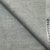 J.Hampstead Men's Polyester Viscose Self Design 3.75 Meter Unstitched Suiting Fabric (Silver Grey)