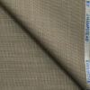 J.Hampstead Men's Polyester Viscose Self Design 3.75 Meter Unstitched Suiting Fabric (Light Brown)