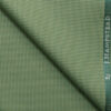 J.Hampstead Men's Polyester Viscose Structured 3.75 Meter Unstitched Suiting Fabric (Fern Green)