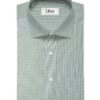 Birla Century Men's 100% Cotton Checks 2.25 Meter Unstitched Shirting Fabric (White & Black)