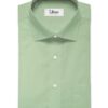 Burgoyne Men's Giza Cotton Solids 2.25 Meter Unstitched Shirting Fabric (Light Olive Green)