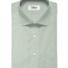 Cadini Men's Giza Blended Cotton Striped 2.25 Meter Unstitched Shirting Fabric (Light Grey)