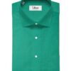 Donear Men's 100% Cotton Solids 2.25 Meter Unstitched Shirting Fabric (Teal Green)