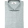 Soktas Men's Giza Cotton Structured 2.25 Meter Unstitched Shirting Fabric (Light Grey)