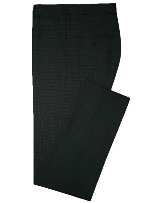 Canetti by Cadini Italy Men's Terry Rayon Structured  Unstitched Suiting Fabric (Black) - Image 6