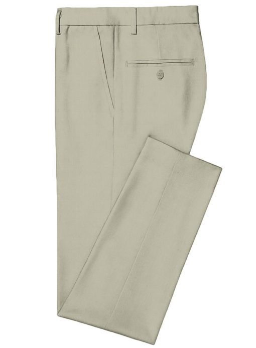 Ferrino Mizzoni Men's Terry Rayon Checks  Unstitched Suiting Fabric (Bone Beige) - Image 6